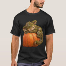 Fantasy Moswezen Knuffelende Pompoen Heren T-Shirt