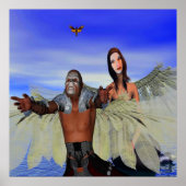 Fantasy Moth Hunters Poster (Voorkant)