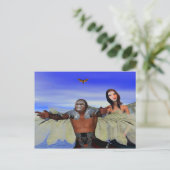 Fantasy Motjagers Briefkaart (Staand voorkant)