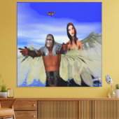 Fantasy Motjagers Canvas Afdruk (Insitu (Woonkamer))