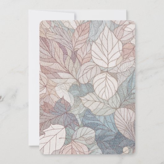 Fantasy Mountain huwelijksuitnodiging (Achterkant)