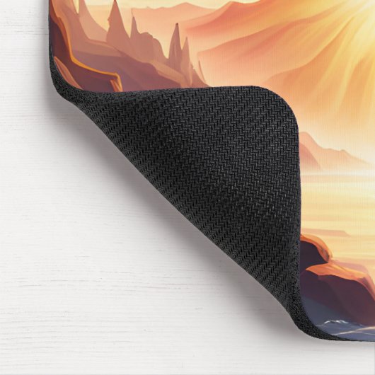 Fantasy Mountain Valley Lake Muismat (Hoek)