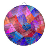 Fantasy Mountains Uitzicht uit de Sky Dartbord (Voorkant)