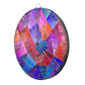 Fantasy Mountains Uitzicht uit de Sky Dartbord (Voorkant Rechts)