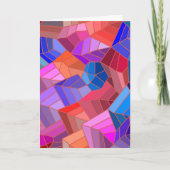 Fantasy Mountains Uitzicht uit de Sky Kaart (Voorkant)