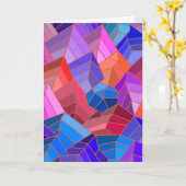 Fantasy Mountains Uitzicht uit de Sky Kaart (Gele Bloem)