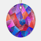 Fantasy Mountains Uitzicht uit de Sky Keramisch Ornament (Links)