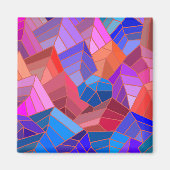 Fantasy Mountains Uitzicht uit de Sky Magneet (Voorkant)