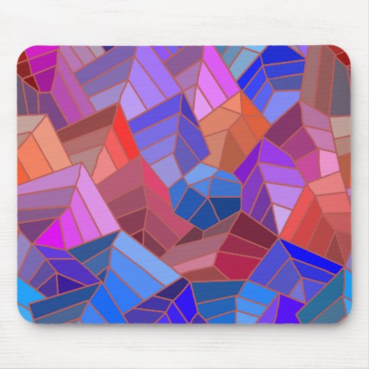 Fantasy Mountains Uitzicht uit de Sky Muismat (Voorkant)