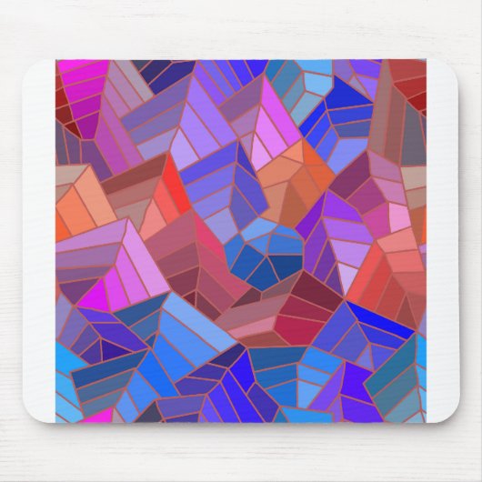 Fantasy Mountains Uitzicht uit de Sky Muismat (Voorkant)