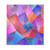 Fantasy Mountains Uitzicht uit de Sky Notitieblok (Voorkant)