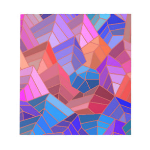 Fantasy Mountains Uitzicht uit de Sky Notitieblok