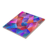 Fantasy Mountains Uitzicht uit de Sky Tegeltje (Zijkant)