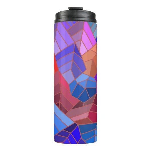 Fantasy Mountains Uitzicht uit de Sky Thermosbeker (Voorkant)