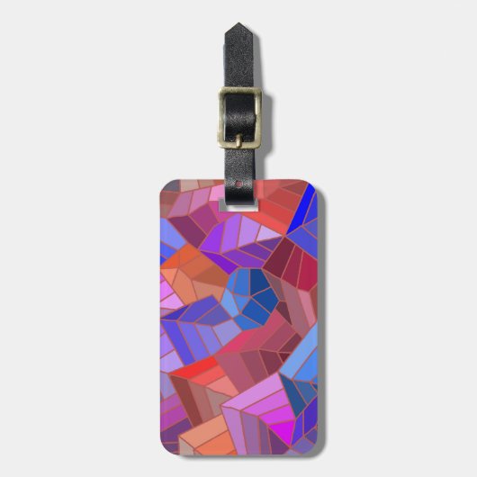 Fantasy Mountains View from the Sky Bagagelabel (Voorkant verticaal)