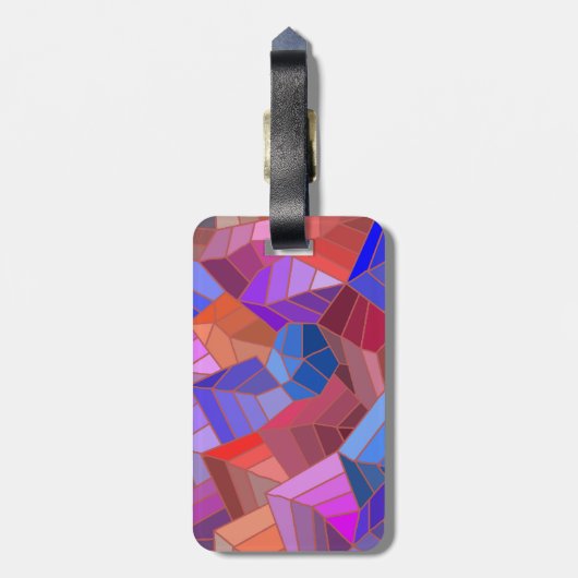 Fantasy Mountains View from the Sky Bagagelabel (Achterkant verticaal)