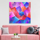 Fantasy Mountains View from the Sky Canvas Afdruk (Insitu (Woonkamer))