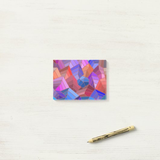 Fantasy Mountains View from the Sky Post-it® Notes (Op bureau)