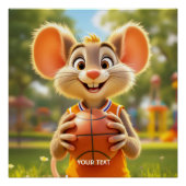 Fantasy Mouse Basketball Field Perfect Poster (Voorkant)