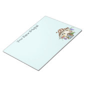 Fantasy Muis Paddenstoel Huis Bloemen Notitieblok (Schuin)