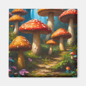 Fantasy Mushrom Magneet (Voorkant)