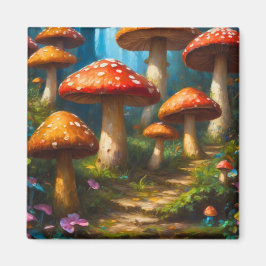 Fantasy Mushrom Magneet