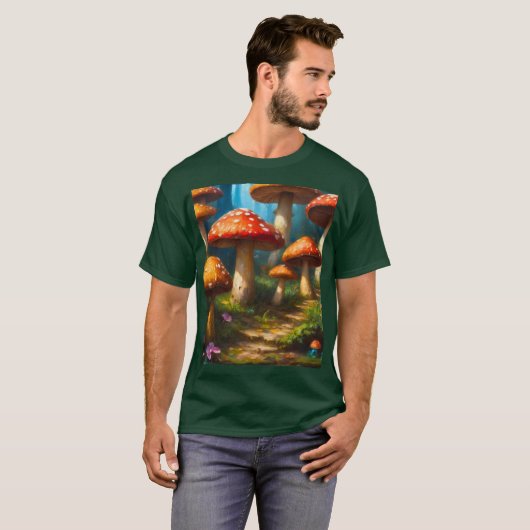Fantasy Mushrom T-shirt (Voorkant volledig)