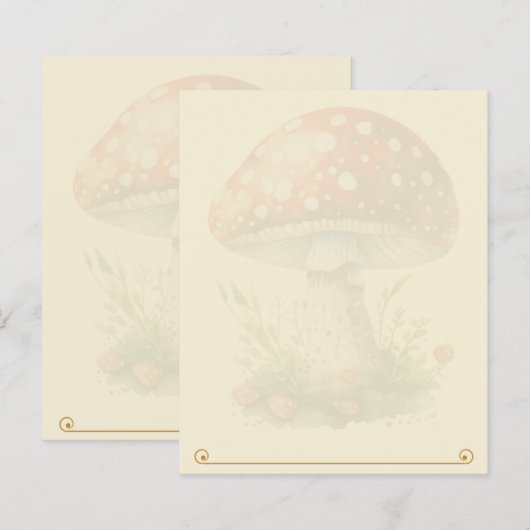 Fantasy Mushroom (Voorkant / Achterkant)
