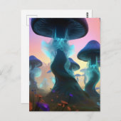 Fantasy Mushroom Briefkaart (Voorkant / Achterkant)