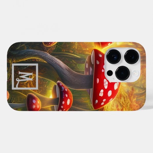 Fantasy Mushroom Case-Mate iPhone Case (Achterkant (horizontaal))