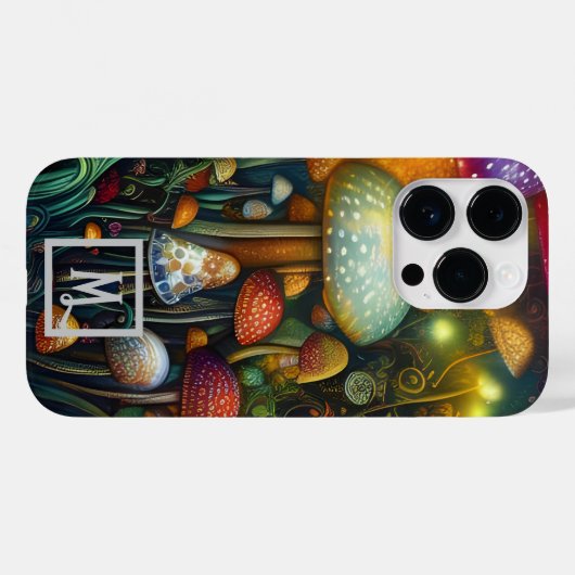 Fantasy Mushroom Case-Mate iPhone Case (Achterkant (horizontaal))