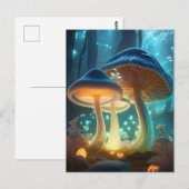 Fantasy Mushroom Forest Briefkaart (Voorkant / Achterkant)