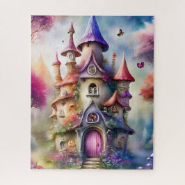 Fantasy Mushroom House Jigsaw Puzzel
