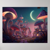 Fantasy Mushroom Poster (Voorkant)