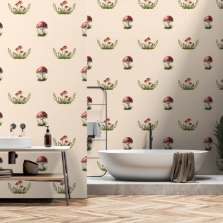 Fantasy Mushrooms Behang