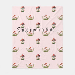 Fantasy Mushrooms Fleece Deken