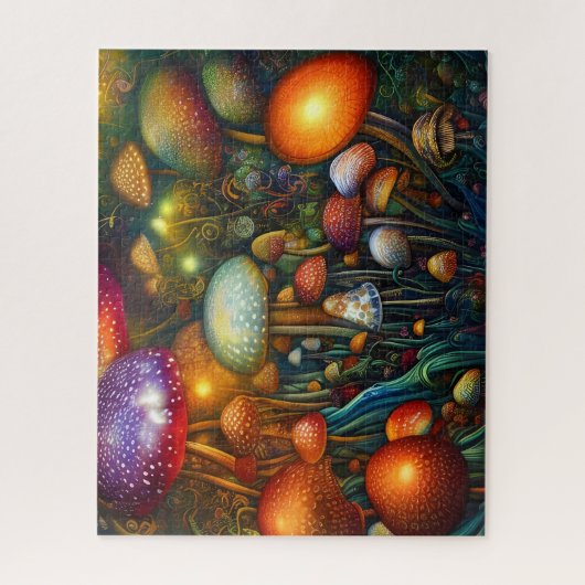 Fantasy Mushrooms Puzzle Legpuzzel (Verticaal)