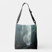 Fantasy Mysterious Forest CG ART Crossbody Tas (Achterkant)