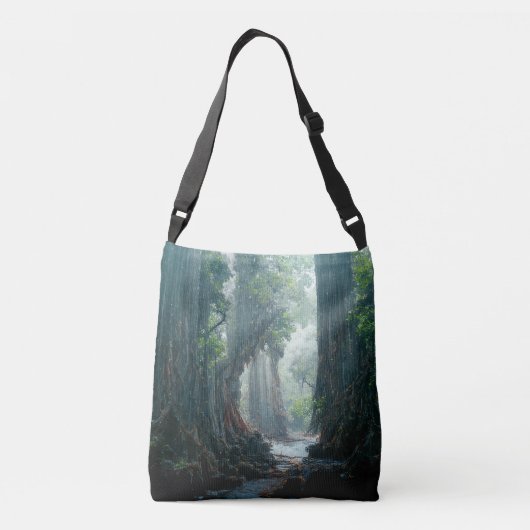 Fantasy Mysterious Forest CG ART Crossbody Tas (Achterkant)
