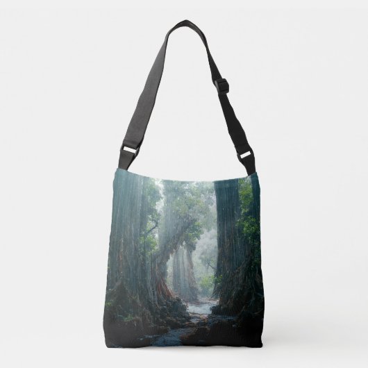 Fantasy Mysterious Forest CG ART Crossbody Tas (Voorkant)