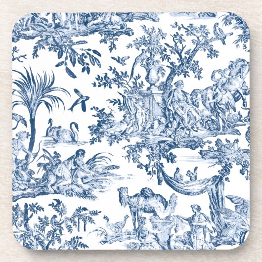 Fantasy Mythical Creats  Toile-Blue Bier Onderzetter (Voorkant)