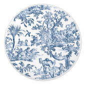 Fantasy Mythical Creats Toile-Blue Keramische Knop (Voorkant)