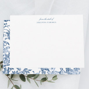 Fantasy Mythical Creats  Toile-Blue Notitiekaartje