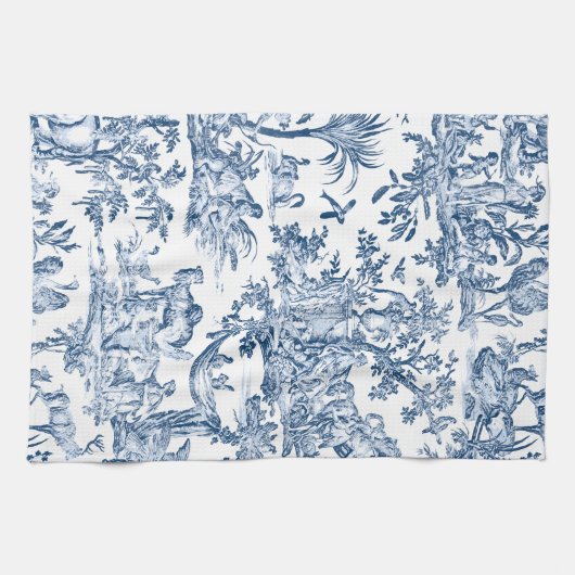 Fantasy Mythical Creats  Toile-Blue Theedoek (Horizontaal)