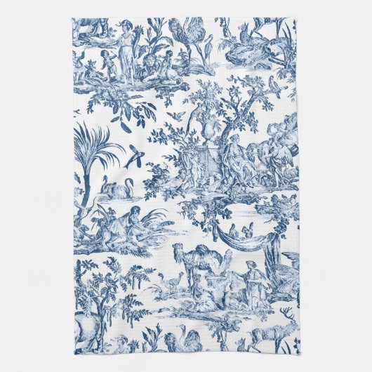 Fantasy Mythical Creats  Toile-Blue Theedoek (Verticaal)