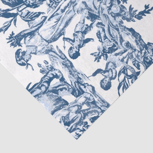 Fantasy Mythical Creats  Toile-Blue Tissuepapier (Detail)