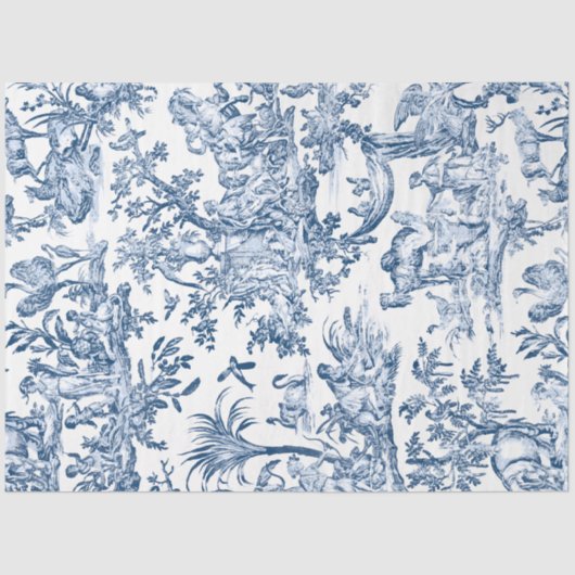 Fantasy Mythical Creats Toile-Blue Tissuepapier (Voorkant)