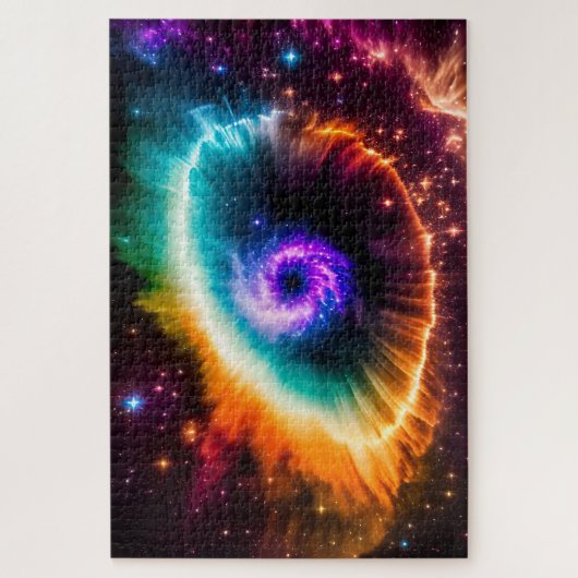 Fantasy Nebula Oog van het Centrum van het Univers Legpuzzel (Verticaal)