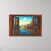 Fantasy nepraam kinderkamer decor canvasprint canvas afdruk (Voorkant)