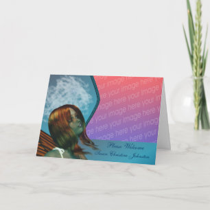 Fantasy New Baby Foto Aankondiging